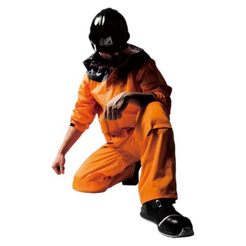 Makku(マック) AS-5400 レインハードプラス2 オレンジ L バイク 雨具・レインウェア