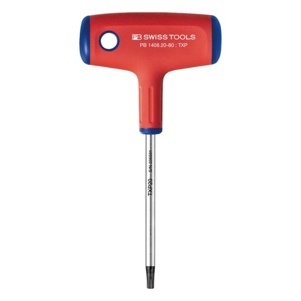PB SWISS TOOLS 1408.20-80 クロスハンドル トルクスプラスドライバー ハンド...