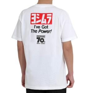 ヨシムラ(YOSHIMURA) バイク アンダー・インナーウェア ヨシムラ 70th anniversary Tシャツ 白 L 900-224-310L｜partsdirect