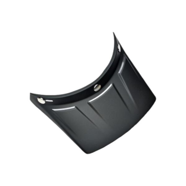 リード工業(LEAD) RUDE(ルード)用 ダックビルバイザー マットブラック PZ-011B バ...