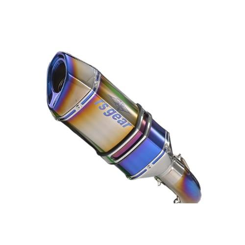 R’s Gear(アールズギア) GPスペック フルエキゾーストマフラー チタンドラッグブルー NI...