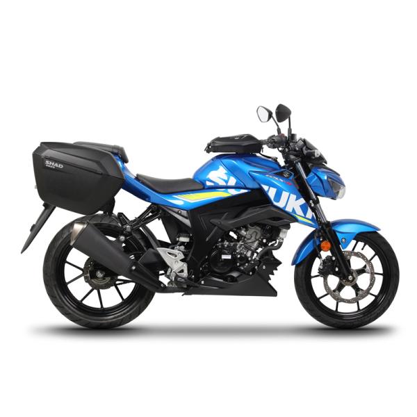 SHAD(シャッド) 【セット品】SH23 サイドケース+フィッティングキット GSX-R125/G...
