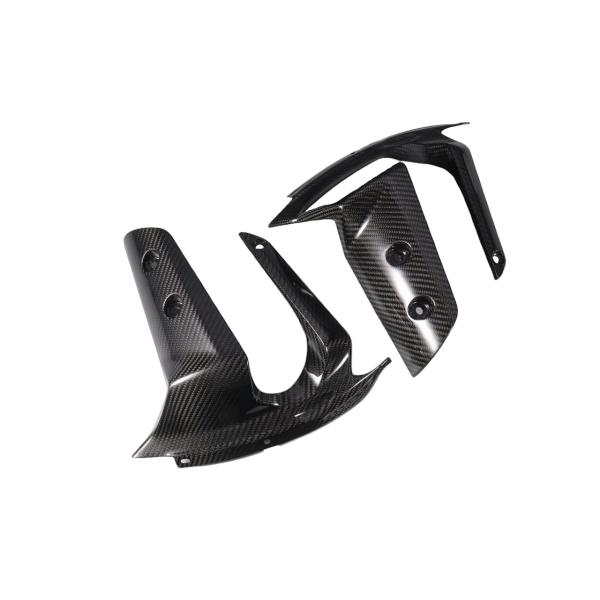 SPEEDRA フロントフェンダーブラケット ドライカーボン 平織り/艶あり Rocket III ...