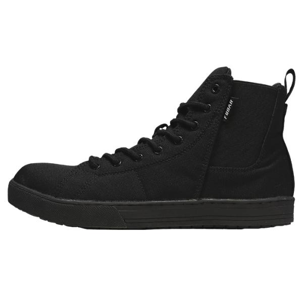 FUBAR(フーバー) フーバー ワークシューズキャンバスハイカット サイドゴア ブラック 27.5...