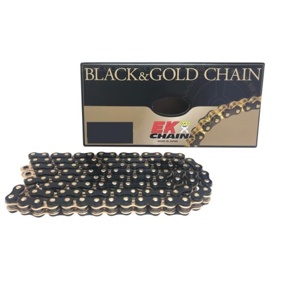 EKチェーン(江沼チェーン) SRXシリーズ 428SRX2-106L ブラック/ゴールド MLJ(...