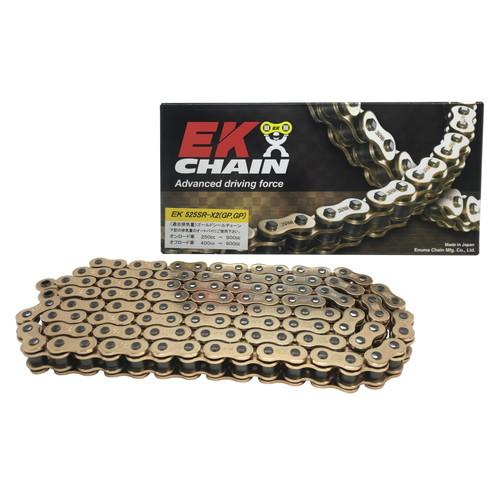 EKチェーン(江沼チェーン) SRXシリーズ 525SRX2-126L ゴールド SKJ(セミプレス...