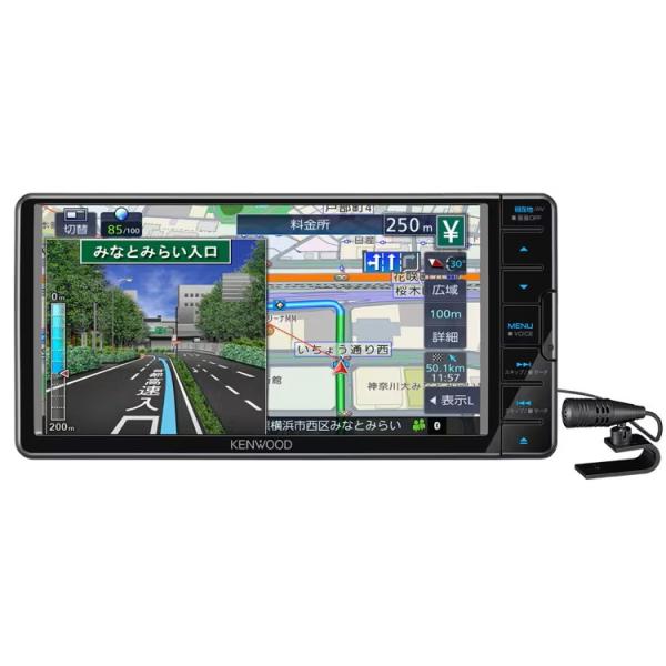 KENWOOD MDV-D311W 彩速ナビ ワンセグ7V型/200mmワイドモデル 自動車 ナビ・...
