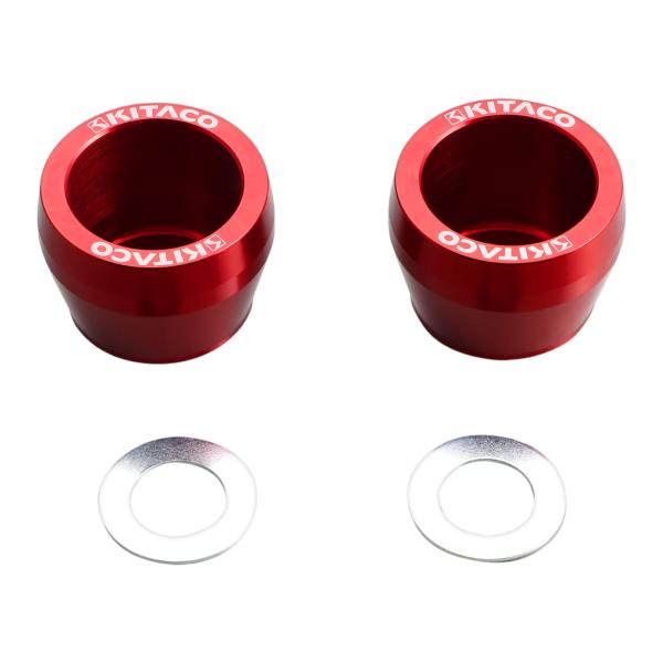 KITACO アクスルプロテクターセット φ15用 レッド XSR125/GSX-S125/GSX-...