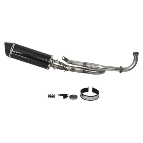 田中商会 ca1088 グロム MSX125用 ダウンカーボンマフラー バイク フルエキゾーストマフ...