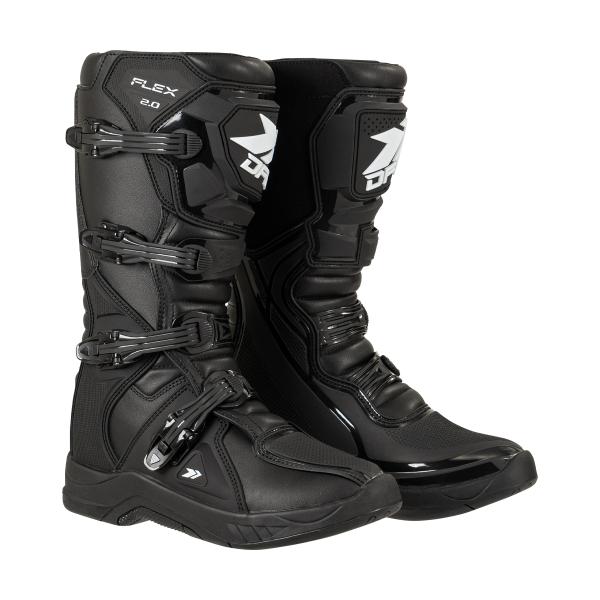 DIRTFREAK(ダートフリーク) フレックスブーツ2.0 ブラック 25.0cm A9938 バ...