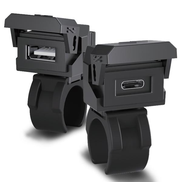 PLOT(プロト) バイク用 USB電源 タイプA+C QC3.0/PD対応 MAX30W IP67...