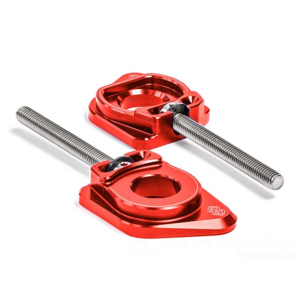 GILLES TOOLING チェーンアジャスター AXB レッド AXBZXJBF-RD バイク