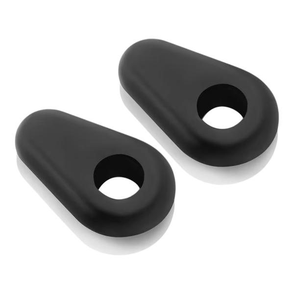 rezoma ウインカーマウントアダプタ ブラック FR263B バイク 取付クランプ・ボルト