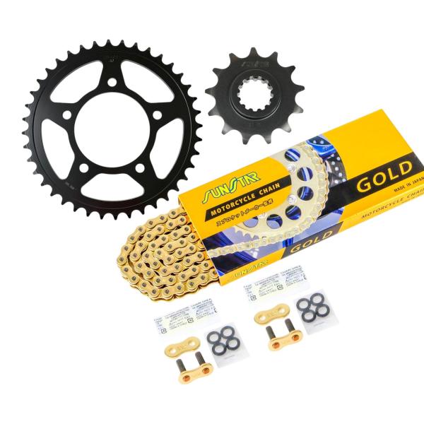 SUNSTAR(サンスター) バイク 駆動系 駆動系セット スプロケット&amp;チェーンキット KS3J4...