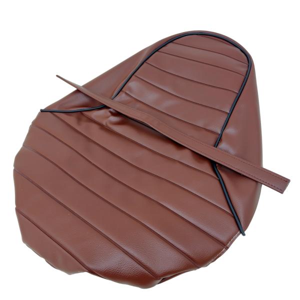 ALBA(アルバ) バイク 外装 シートカバー 日本製シートカバー 張替タイプ タックロール 茶 バ...