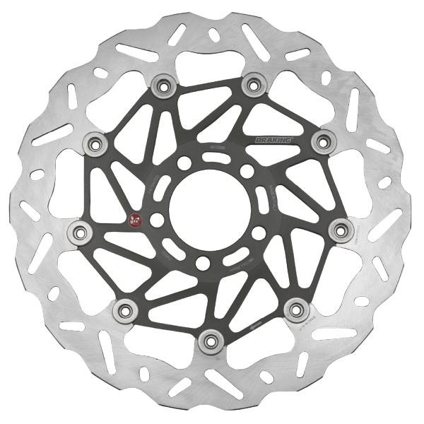 BRAKING(ブレーキング) バイク ブレーキ ディスクローター ウェーブディスク SK2 フロン...
