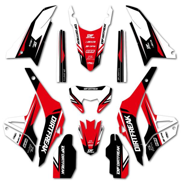 FACTORY EFFEX(ファクトリーエフェックス) バイク グラフィックキット レッド CRF2...