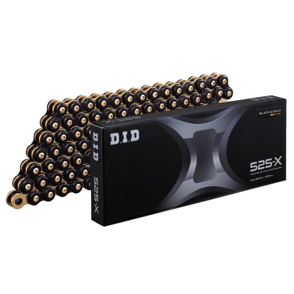 DID(大同工業) バイク 駆動系 チェーン Xシリーズチェーン 525-X-100L ZJ(カシメ...
