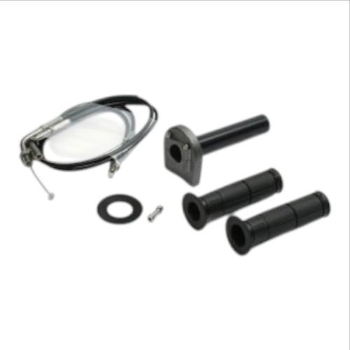 ACTIVE(アクティブ) スロットルキット TYPE-3 ステン金具 巻取φ28 ガンメタ ZX-...