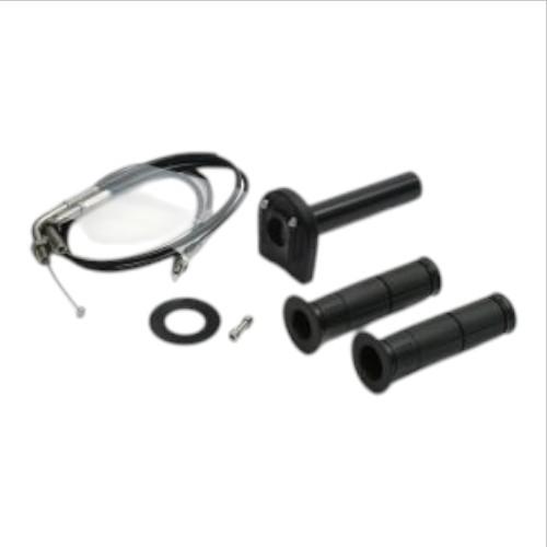 ACTIVE(アクティブ) スロットルキット TYPE-3 ステン金具 巻取φ40 ブラック ZX-...