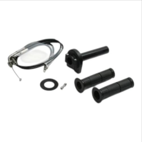 ACTIVE(アクティブ) スロットルキット TYPE-1 ステン金具 巻取φ44 ブラック ZX-...