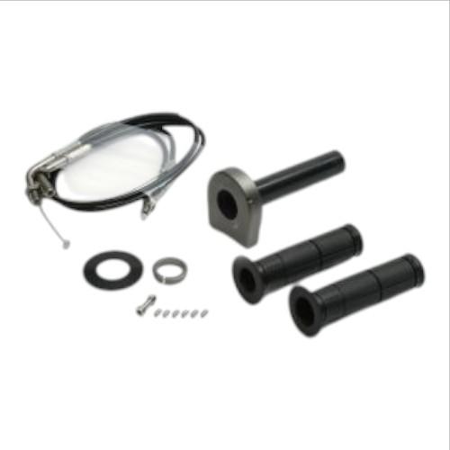 ACTIVE(アクティブ) スロットルキット TYPE-2 ステン金具 巻取φ40 ガンメタ ZX-...