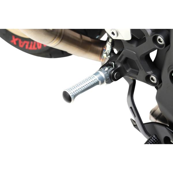 ACTIVE(アクティブ) ステップバー ライダー側 シルバー ZX-10R/Z250 177000...