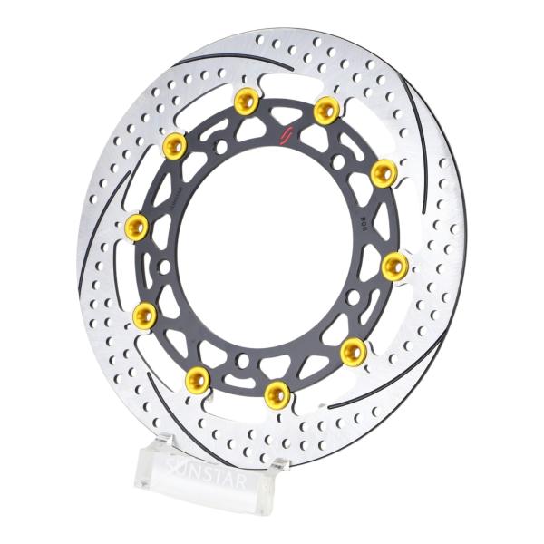 SUNSTAR(サンスター) ETB08FL-GD プレミアムレーシング フロントディスクローター ...