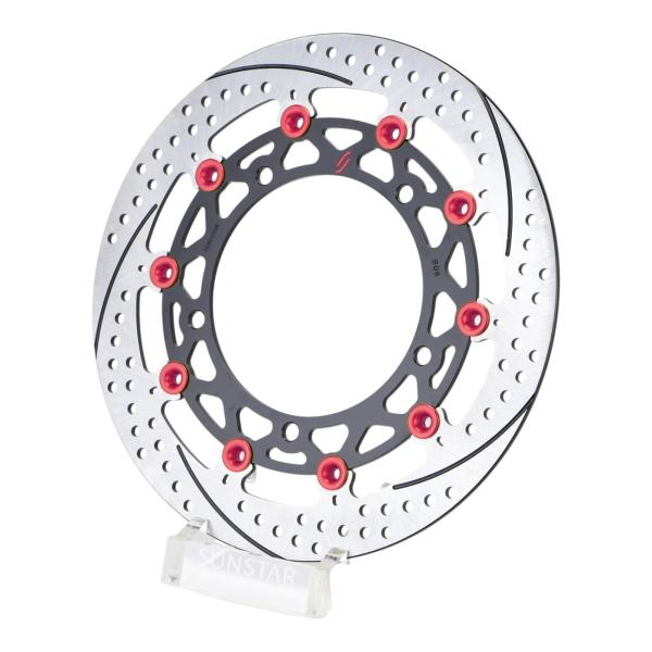 SUNSTAR(サンスター) ETB08FL-RD プレミアムレーシング フロントディスクローター ...