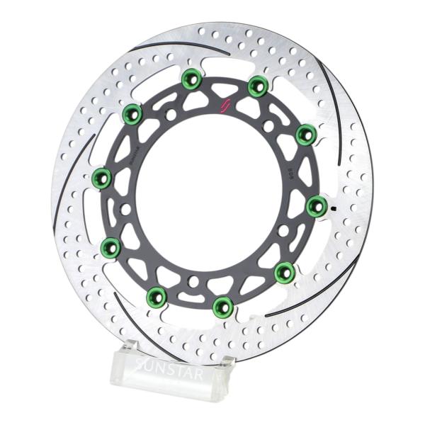 SUNSTAR(サンスター) ETB08WL-GR プレミアムレーシング フロントディスクローター ...