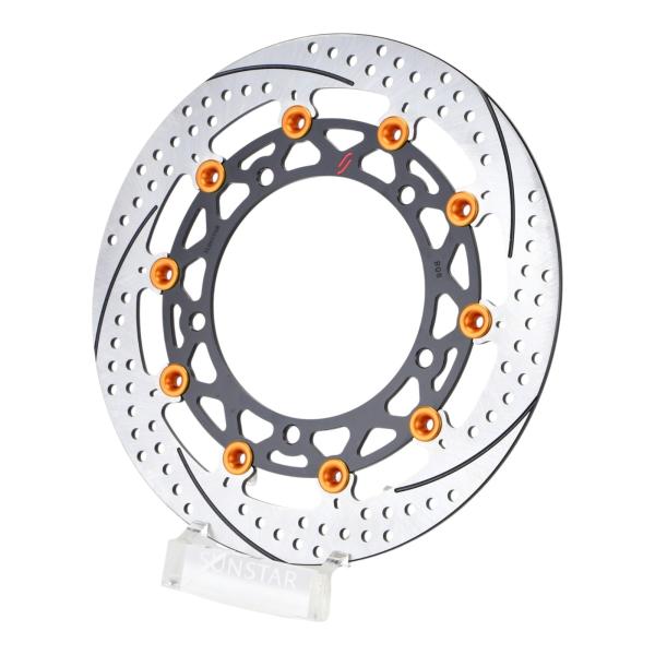 SUNSTAR(サンスター) ETB08WL-OR プレミアムレーシング フロントディスクローター ...