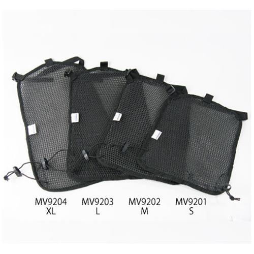 ROUGH&amp;ROAD MV92 ミネルヴァ エアメッシュパネル ブラック L MV9203 バイク ...