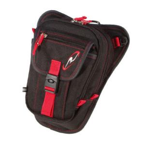 ROUGH&amp;ROAD RR9452 F-ホルスター ブラック/レッド RR9452BK/RD バイク...