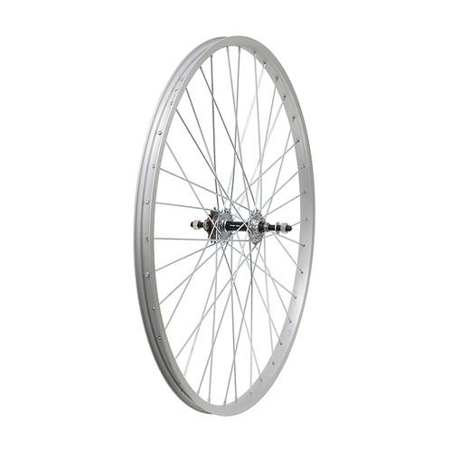 OG(大阪ギヤ製作所) アルミ後ホイール 26インチ ローラー用 ナット式 アルミシルバー RW-2...