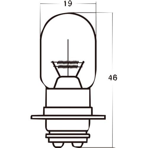 スタンレー(STANLEY) A3603V 12V25/25W μ球 バイク ヘッドライト球