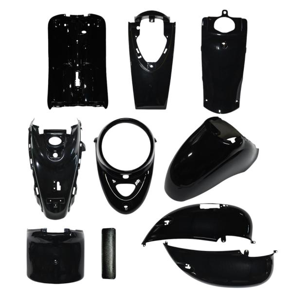 ヤマハ 2st ビーノ VINO 5AU 1型 外装 10点 カウル セット ブラック2 PFP