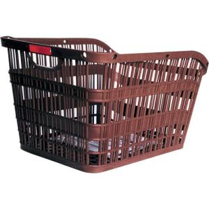 ショウヨウ 自転車 リアバスケット R1C 固定式リアバスケット ブラウン R-1C