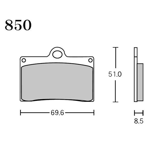 RK Japan FINE ALLOY 55(ファインアロイ55) ブレーキパッド FA5 850 ...