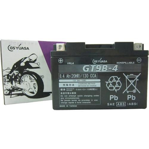 GSユアサ GT9B-4 VRLA(制御弁式)バッテリー バイク 密閉型MFバッテリー