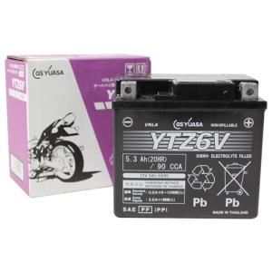 GSユアサ YTZ6V 二輪用 バイク バッテリー GS YUASA 正規品 ジーエス