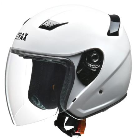 リード工業(LEAD) バイク STRAX(ストラックス) SJ-8 ジェットヘルメット ホワイト ...