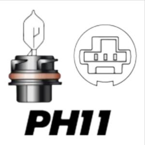 M&amp;H PH11 12V40/40W 特殊 GH(S2ホワイトゴースト) 101 GH バイク ヘッドライト球