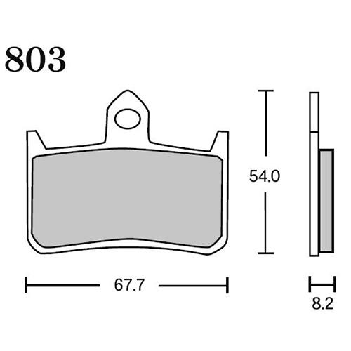 RK Japan MEGA ALLOY X(メガアロイX) ブレーキパッド MAX 803 803M...