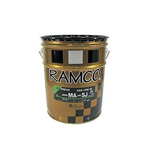 RAMCO 4サイクルオイル (MA/SJ 10W-40) 20L  バイク 4サイクルエンジンオイ...