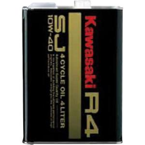 KAWASAKI(カワサキ純正) 【純正部品】4サイクルオイル R4 10W-40 4L J0248-1002 バイク 4サイクルエンジンオイル