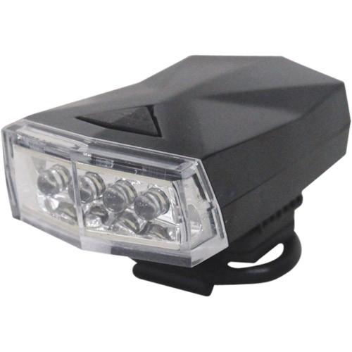 Re:code 自転車用LEDヘッドライト ブラック 生活防水 4LED 3点灯