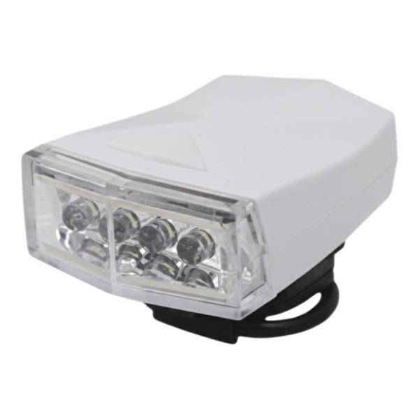 Re:code 自転車用LEDヘッドライト ホワイト 生活防水 4LED 3点灯