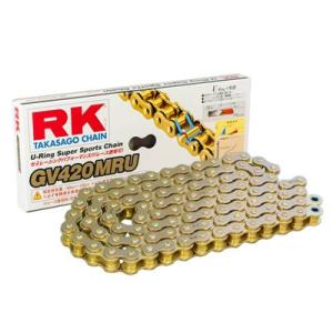 RK Japan MRUシリーズ GV420MRU-110L Uリング ED.ゴールド バイク チェ...