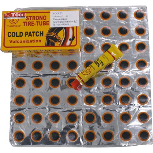 ProTOOLs タイヤパッチ XS(64枚) チューブ タイヤ 整備 メンテナンス バイク 自動車...