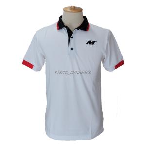 muningwear ホワイトポロシャツ 無限 MUGEN 無限パワー ポロシャツ ホワイト Sサイズ : オート